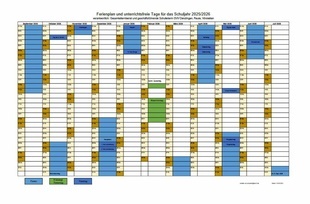 Ferienplan 2025/2026